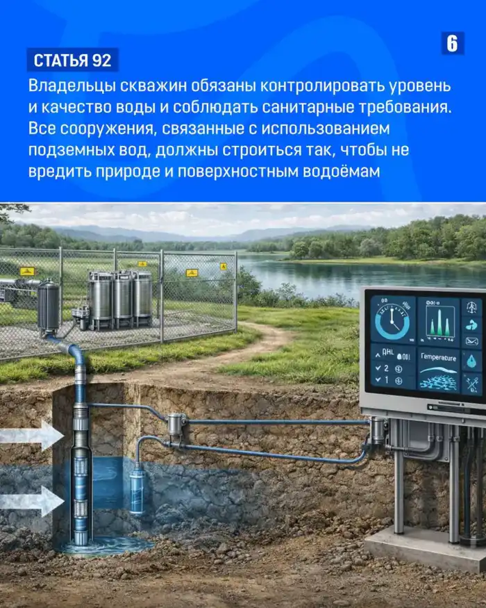 ЗАКОН И ПОРЯДОК: самовольная добыча подземных вод: в каких случаях это нарушение закона? (6)