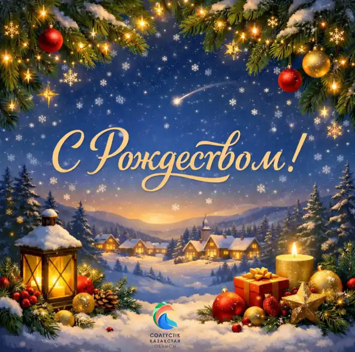 Поздравление акима СКО с Рождеством Павлодаре