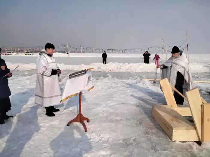 International Participation in Epiphany Swimming Events in Almaty Region Павлодаре