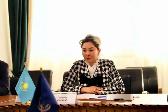 В. Шегай встретилась с представителем МОТ М. Пушкиным (6)