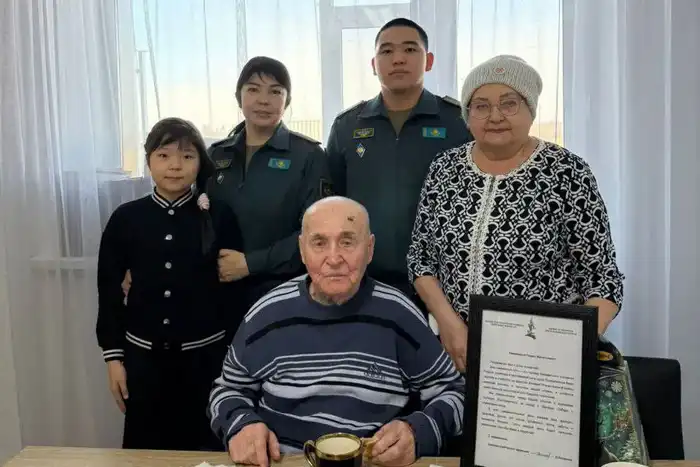 101 год жизни: Ветеран празднует Рождество и подвиги Павлодаре