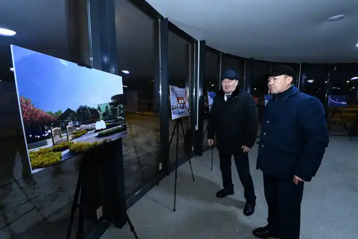 Глава региона ознакомился с ходом реконструкции Президентского парка (5)