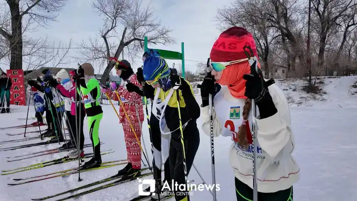 Беговые лыжи: молодежь ВКО на старте здоровья! Павлодаре