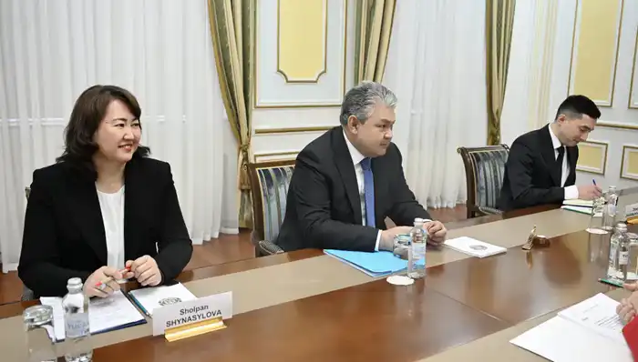 Глава МИД Казахстана принял Посла Германии (2)