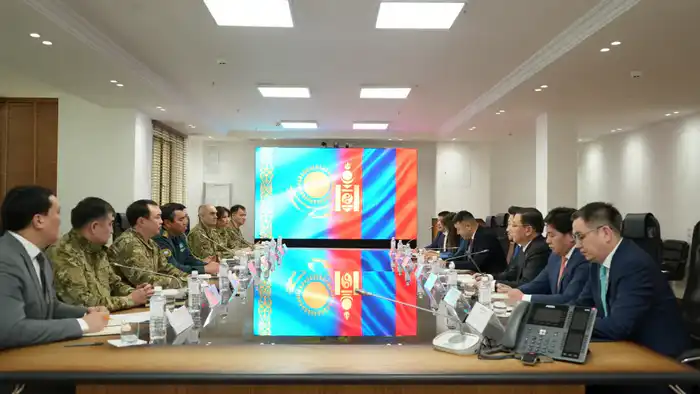 Встреча МЧС Казахстана и Монголии в Астане Павлодаре
