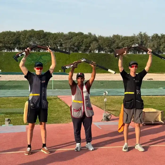 Столичный стрелок завоевал золото и бронзу на чемпионате Азии по стендовой стрельбе (7)