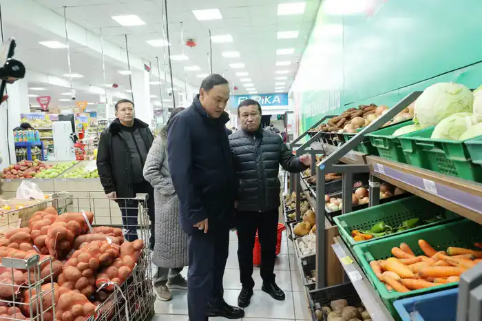 Ербол Карашукеев проверил цены в торговых сетях (2)