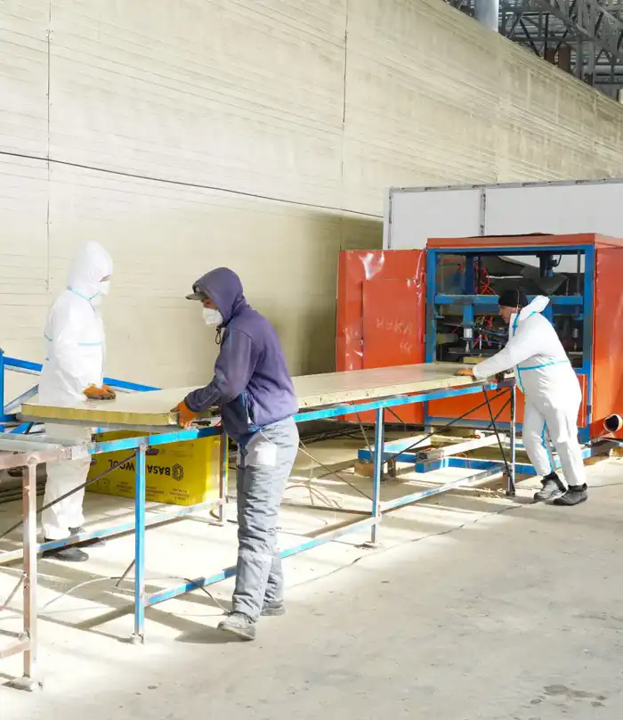 В МАЛОМ ИНДУСТРИАЛЬНОМ ПАРКЕ ТУРКЕСТАНСКОЙ ОБЛАСТИ НАЛАЖЕНО ПРОИЗВОДСТВО КАПСУЛЬНЫХ ДОМОВ И СЭНДВИЧ-ПАНЕЛЕЙ (5)