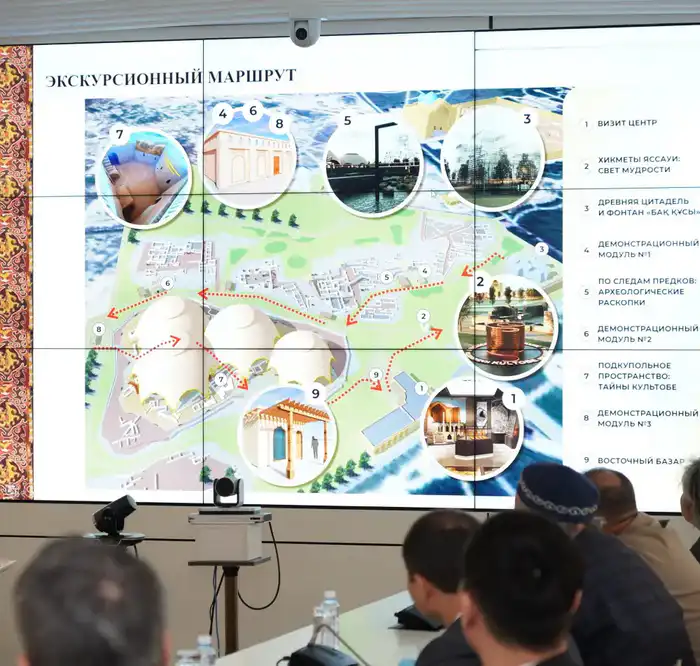 ТУРКЕСТАН: ОБСУДИЛИ ВОПРОСЫ БЛАГОУСТРОЙСТВА ТЕРРИТОРИИ ГОРОДИЩА КУЛЬТОБЕ (2)