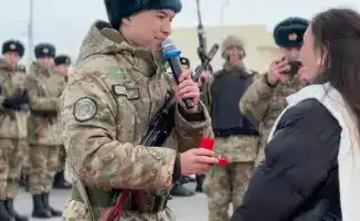 Военная присяга новобранцев в Туркестане: символ верности и романтики