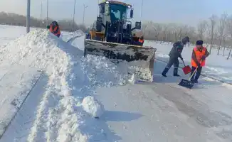 Астана очищает свои дороги от снежного пелена с помощью 1 083 единиц спецтехники