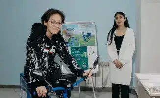 Внедрение энергогенерирующих велотренажеров студентами Ualikhanov University: шаг к устойчивому развитию и экологии
