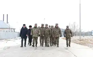 Министр обороны проверил состояние военных объектов в Кызылординской области