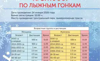 Лыжные гонки и спортивные состязания в Астане 24 января