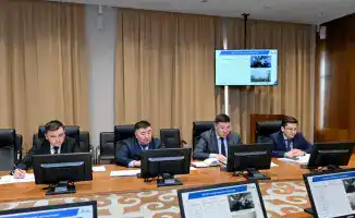 Прием руководителей управлений Акимом области Абай отчеты выполнение задач 2025 год