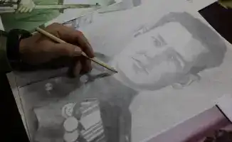 Портреты героев войны от рядового Бекзата Рамазанова для музея Национальной гвардии