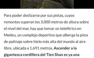 Алматы уникальный горный город по версии испанского журнала Viajar