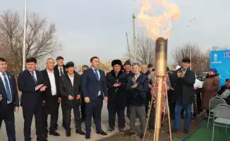 Газификация села Жусансай: шаг к улучшению качества жизни и социально-экономическому развитию в Ордабасинском районе