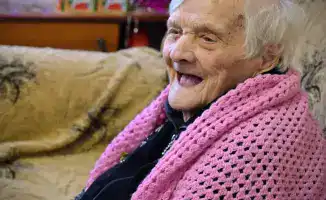 100 лет ветерану Великой Отечественной войны Марии Матюшиной в Сычевке