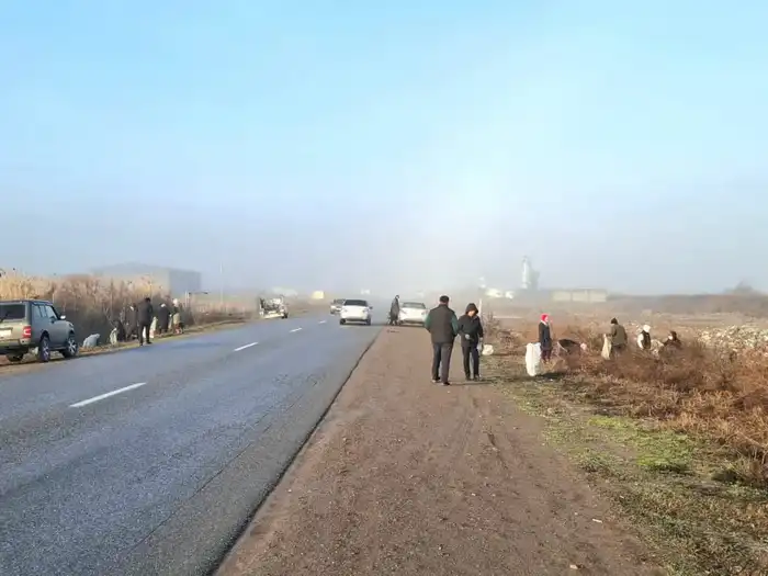 Жетысай: Экоакция «Таза Қазақстан» в действии Павлодаре