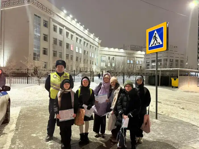 Астана: акция по безопасности на дорогах Павлодаре