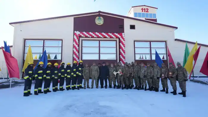 Новое пожарное депо в селе Балпык би обеспечит защиту 13 населённых пунктов (9)