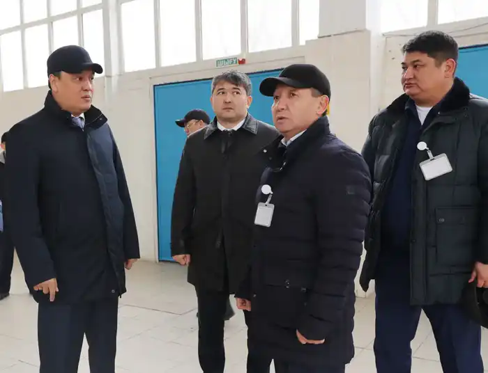 Рабочая поездка в Таласский район: пищевая промышленность, транспорт, соцобъекты (8)