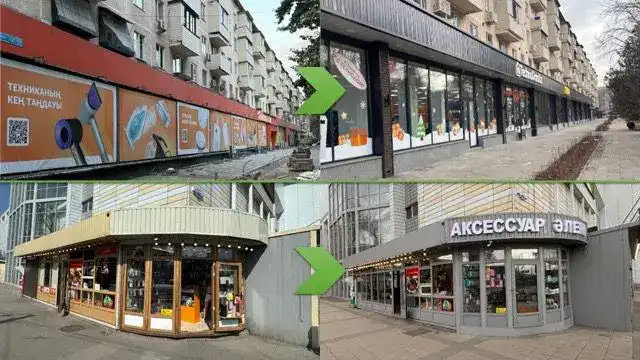 В Жетысуском районе Алматы предприниматели участвуют в благоустройстве улиц (3)