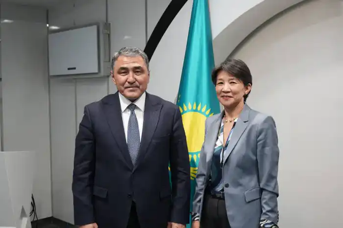 Создание Международной водной организации и подготовка к Региональному экологическому саммиту в Астане: министр водных ресурсов и ирригации встретился с Постоянным координатором ООН в Казахстане (6)