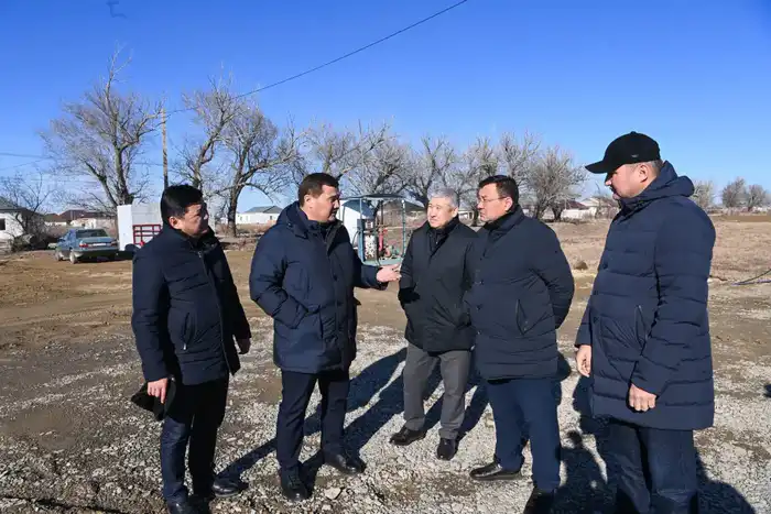 Глава региона ознакомился с ходом реконструкции канала «Кызылжарма» и улицы Сагымбаева (5)