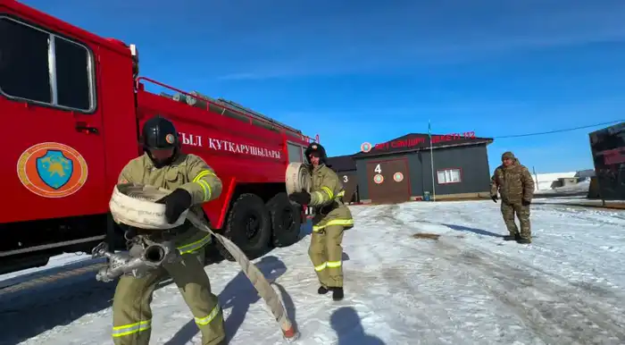 «Ауыл құтқарушылары» укрепляет безопасность села Терисаккан (2)