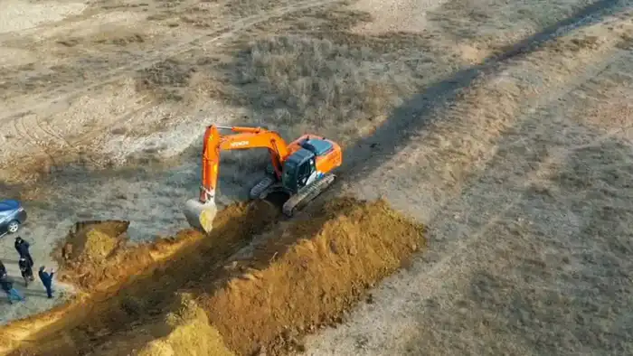 Восстановление канала в Таласском районе началось Павлодаре