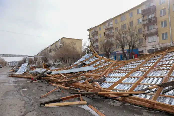 Е. Карашукеев проинспектировал ход ликвидации последствий ЧС в Сарысуском районе (6)