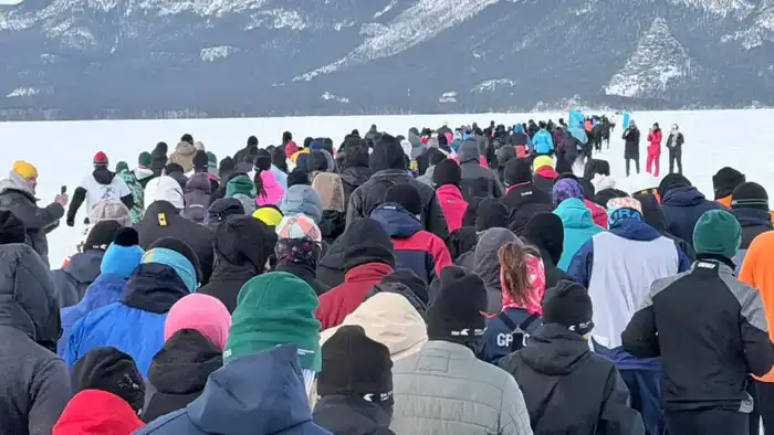 Международный забег на льду «BURABAY ICE - 2026» прошёл на территории Государственного национального природного парка «Бурабай» (8)