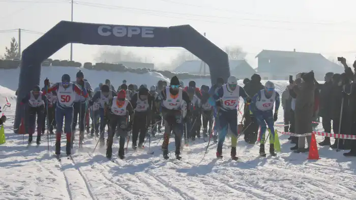 Международный марафон по лыжным гонкам прошел в Каркаралинске с участием спортсменов из разных регионов Павлодаре