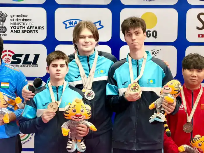 Казахстанские стрелки завоевали 7 медалей на чемпионате Азии в Нью-Дели Павлодаре