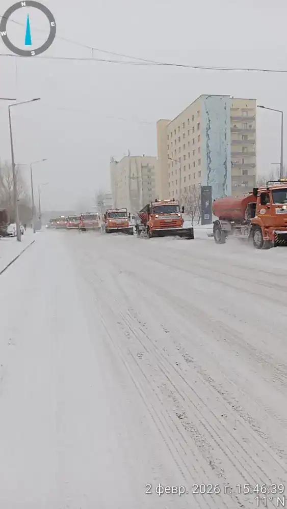 Снегопад в Астане: более 3 тысяч человек и свыше 1 тысячи единиц техники работают над уборкой Павлодаре