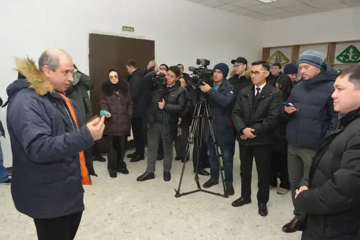 Малая биогазовая установка в университете для образовательной и научной работы Павлодаре