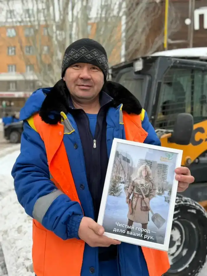 Глазами искусственного интеллекта: волонтеры столичного района Байконыр особенно порадовали работников коммунальных служб (4)