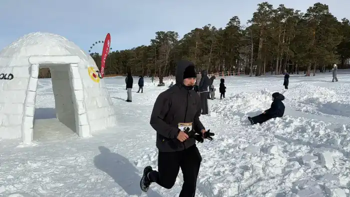 Международный забег на льду «BURABAY ICE - 2026» прошёл на территории Государственного национального природного парка «Бурабай» (4)