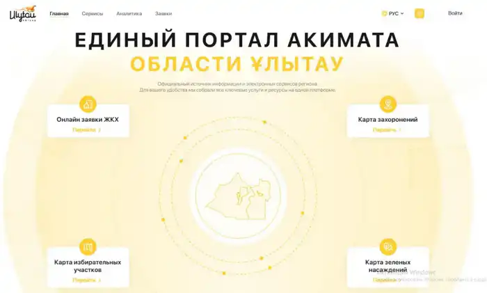 В области Ұлытау запущен новый единый портал для получения государственных услуг Павлодаре