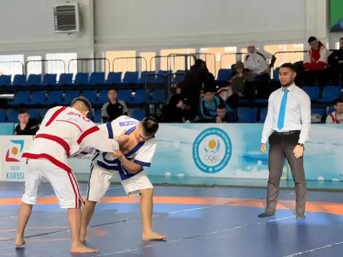 Полицейские стали победителями в четырех весовых категориях на соревнованиях по ”Қазақ күресі” в СКО (5)