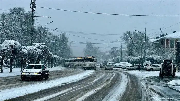 Из-за непогоды коммунальные службы Жамбылской области перешли на усиленный режим работы (10)