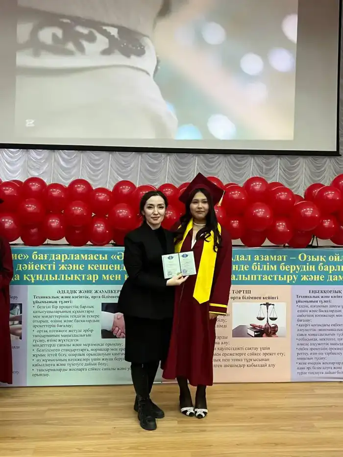 Первый шаг на пути к профессиональному мастерству: выпускники экспериментальной программы Актюбинского колледжа сервиса получили дипломы Павлодаре