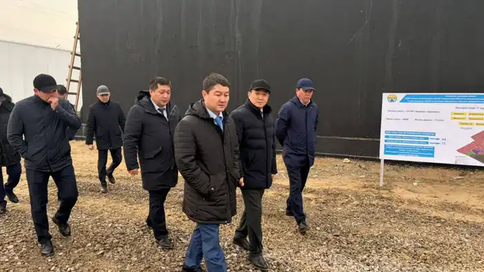Нурдаулет Килыбай ознакомился со строительством водонасосной станции в сельском округе Атамекен (4)
