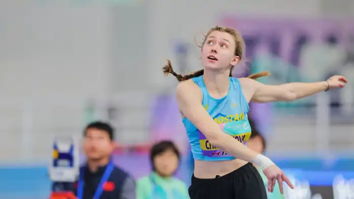 Золото Азии: Чистякова взлетела на легкоатлетическом пьедестале Павлодаре