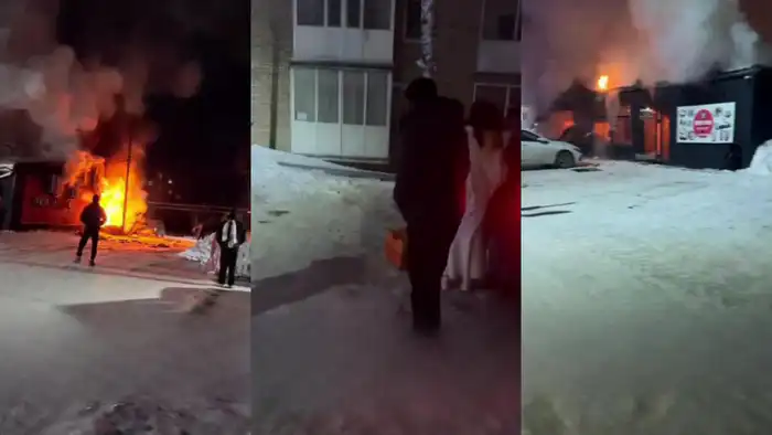 Снежный вихрь: взрыв в кафе 'Центр плова' в Щучинске обрушил на людей холодный ужас Павлодаре