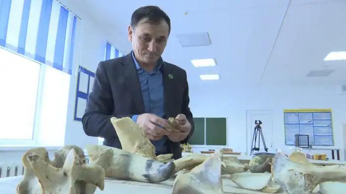 Вдохновляя юные сердца: казахстанский педагог, как мастер резьбы по кости, формирует терпение и традиции в школьном кружке Павлодаре