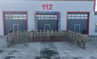 Пожарная часть в Байганинском: спасатели на старте!