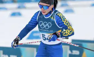 Казахстан в командном спринте на Олимпиаде в Милане